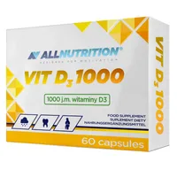 Allnutrition Vit D3 1000, suplement diety, 60 kapsułek