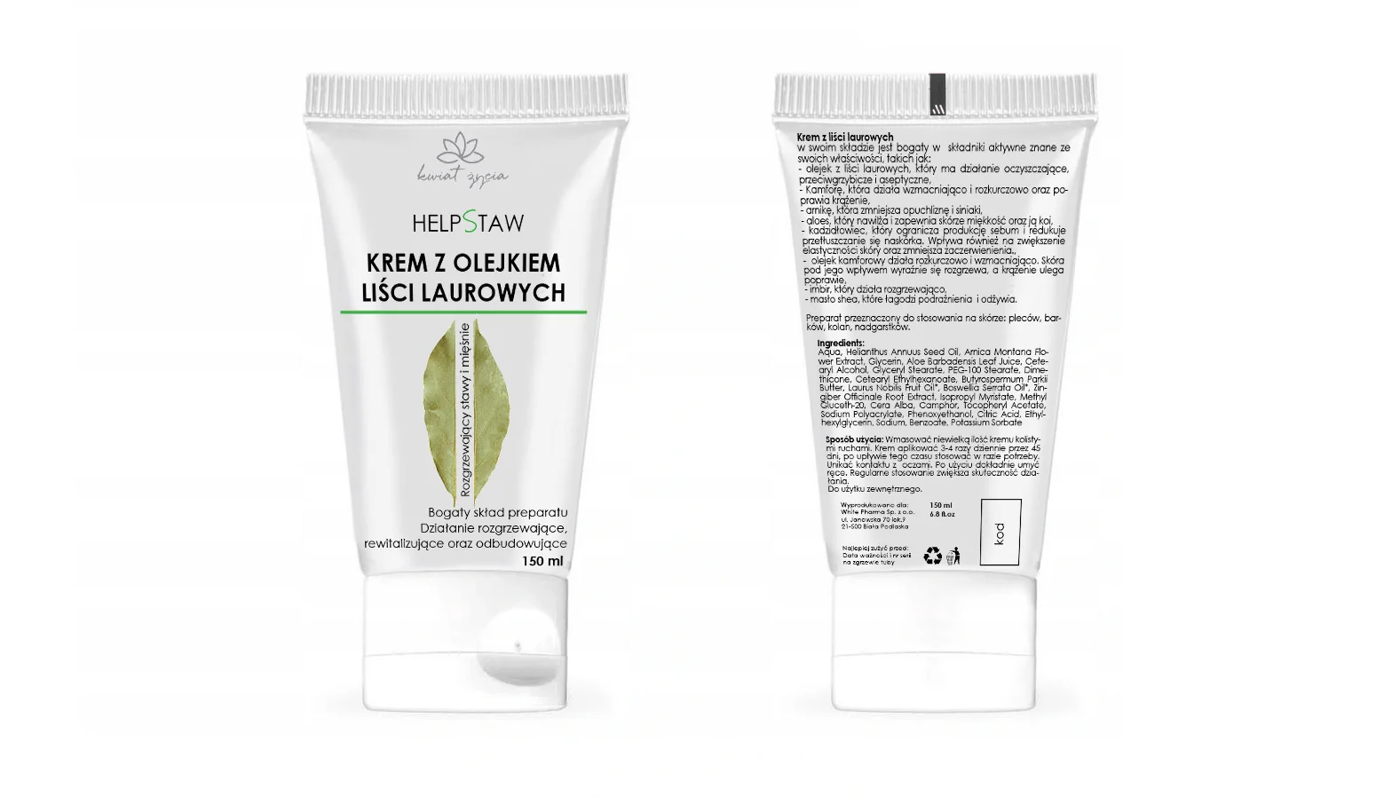 White Pharma HelpStaw krem z olejem laurowym, 150 ml