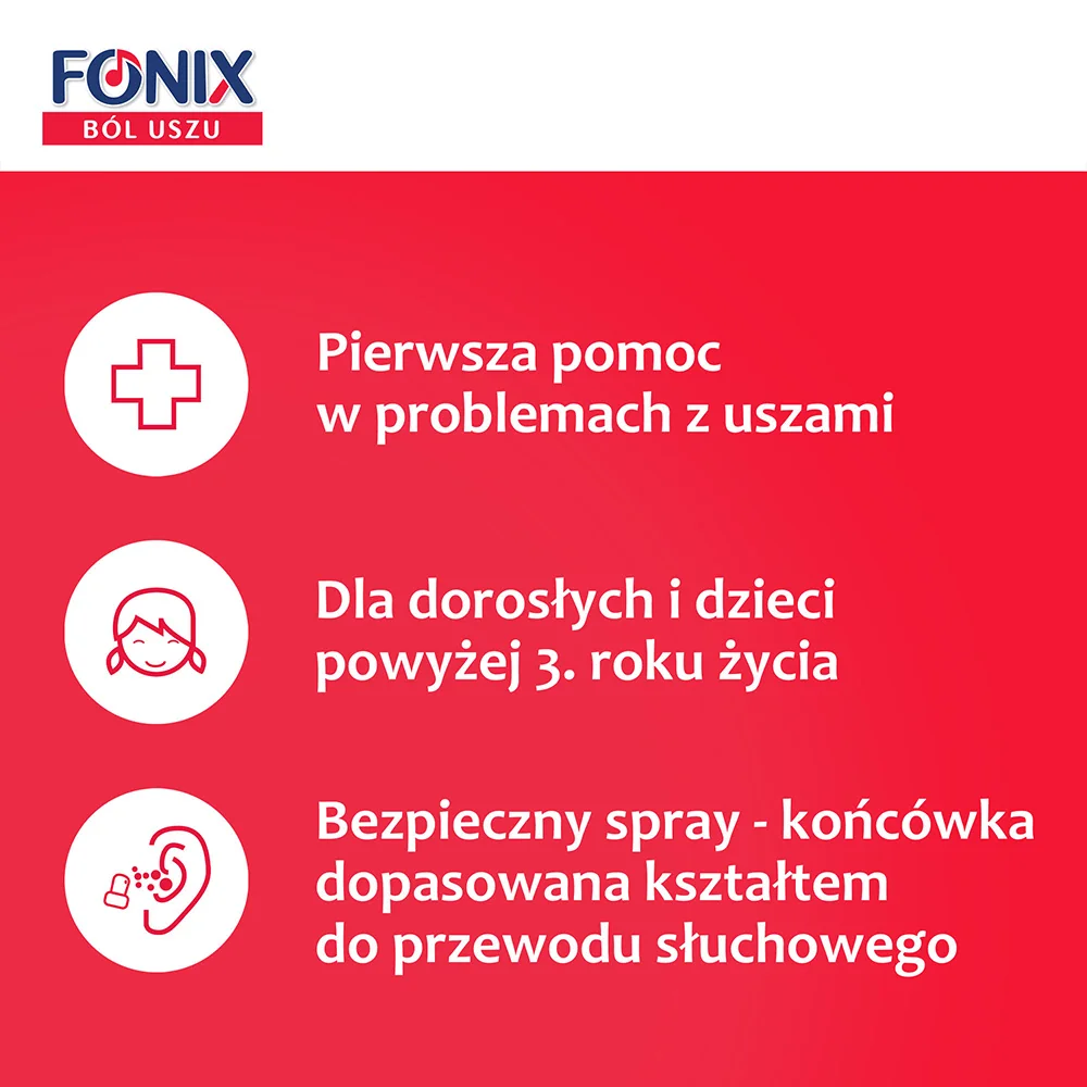 Fonix Ból Uszu spray 15 ml