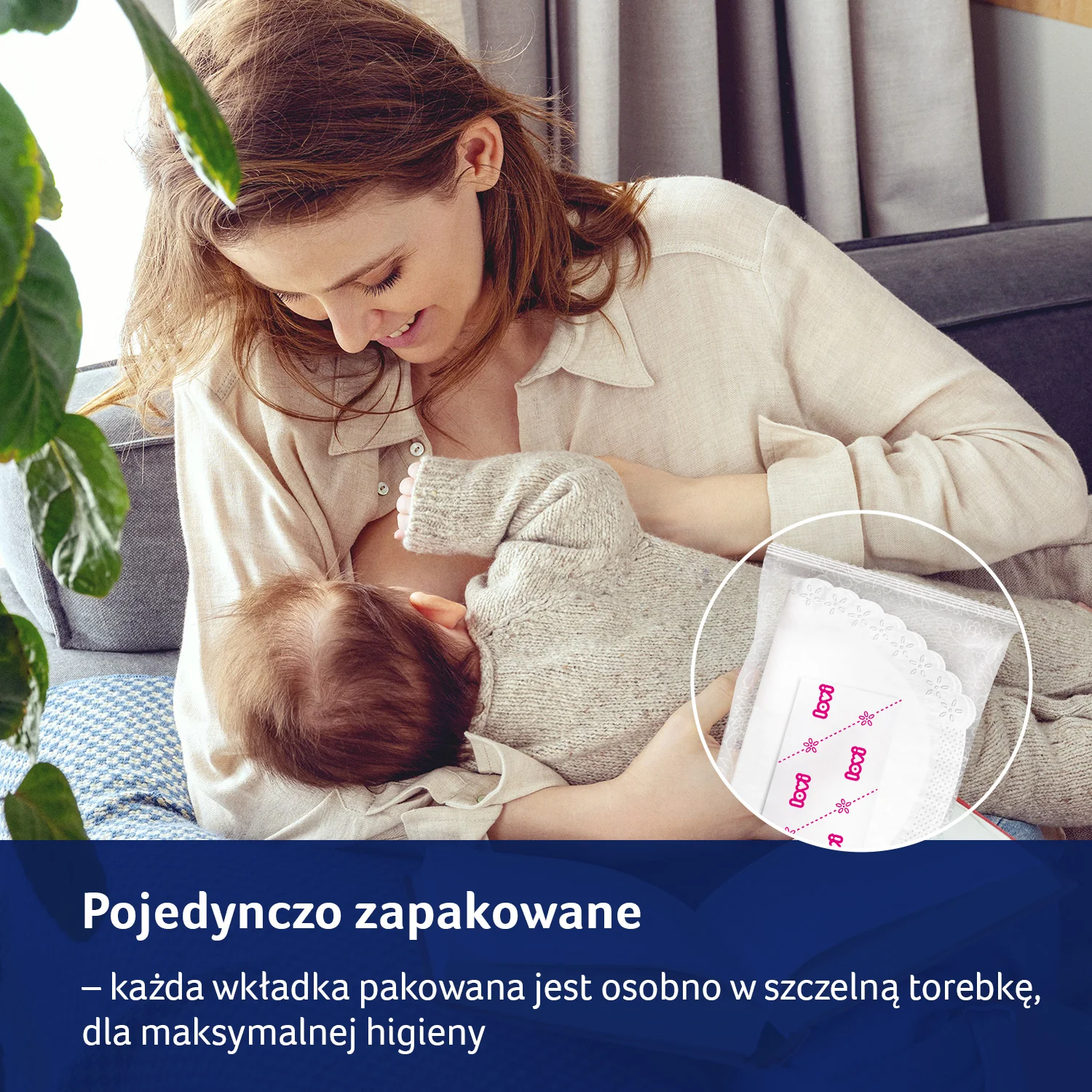 LOVI Discreet Elegance wkładki laktacyjne antybakteryjne białe, 60 sztuk