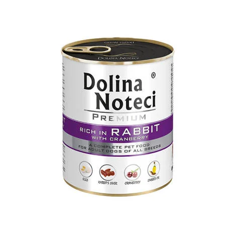 Dolina Noteci Premium Królik z Żurawiną, karma dla psów, 800 g