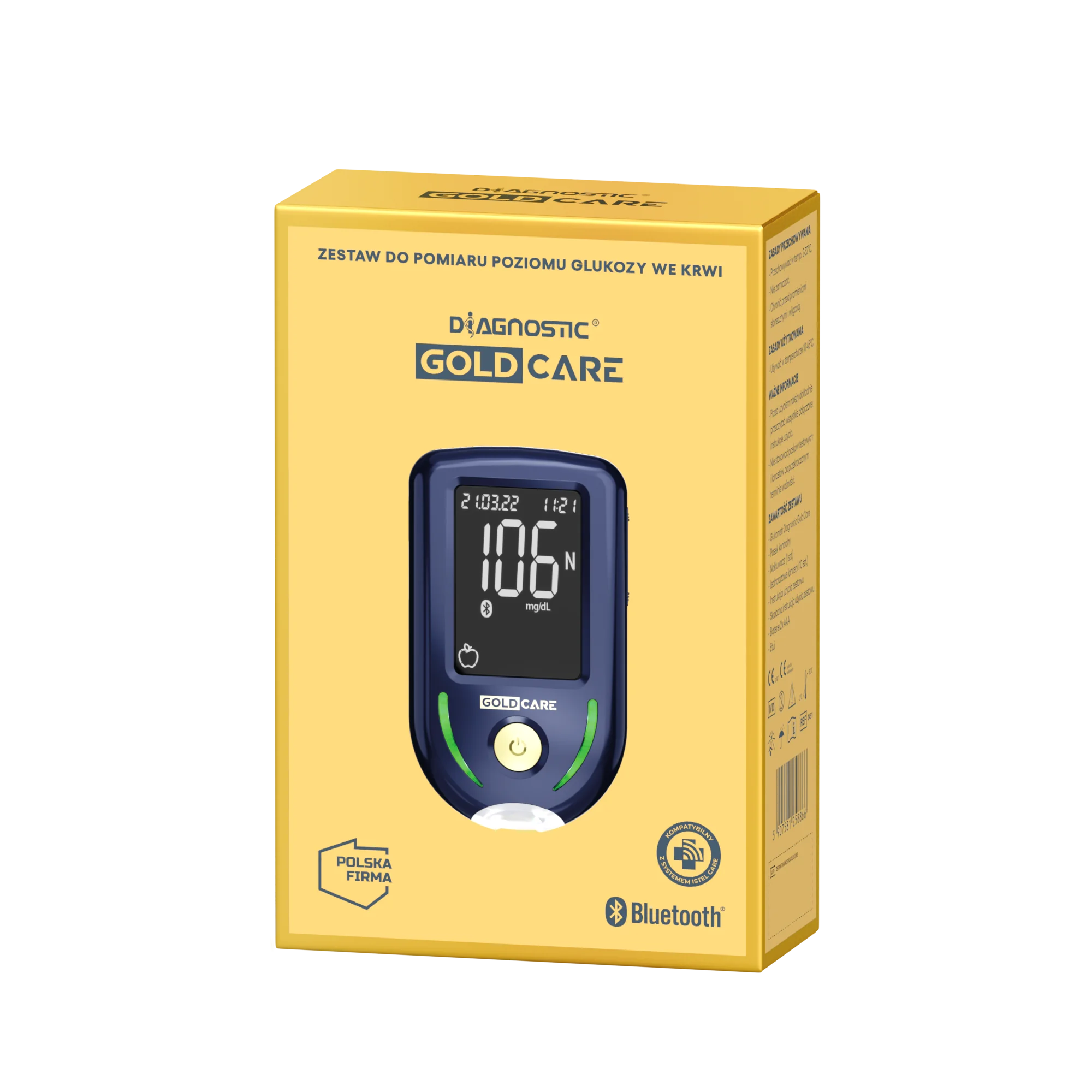 Diagnostic Gold Care zestaw do pomiaru glukozy we krwi