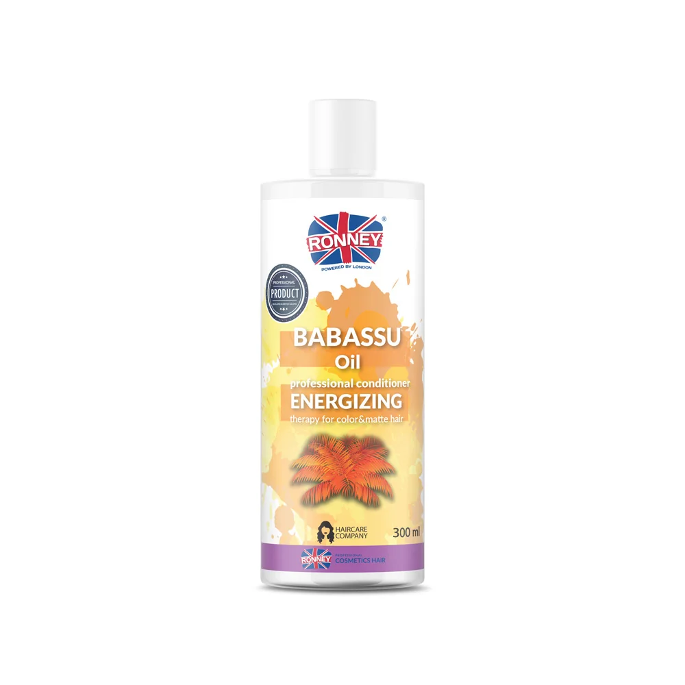Ronney Babassu Oil Energizing Therapy odżywka energetyzująca do włosów farbowanych i pozbawionych blasku, 300 ml