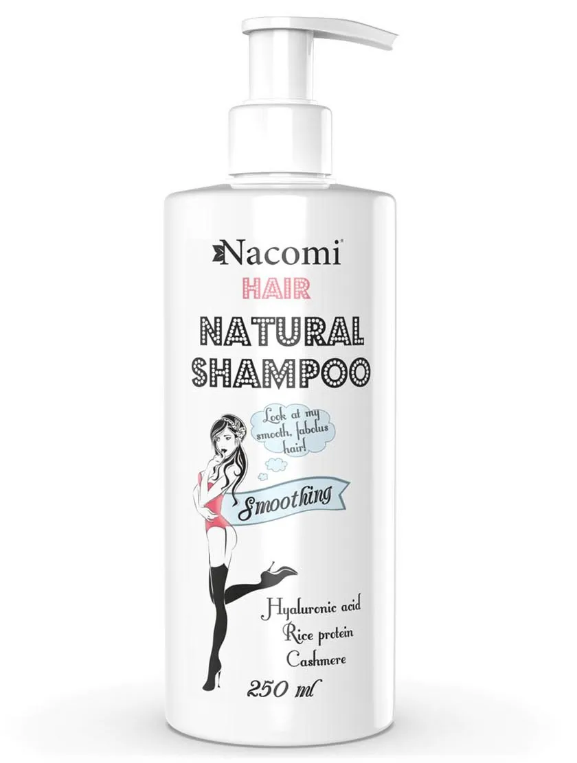 Nacomi, szampon wygładzająco-nawilżający, 250 ml