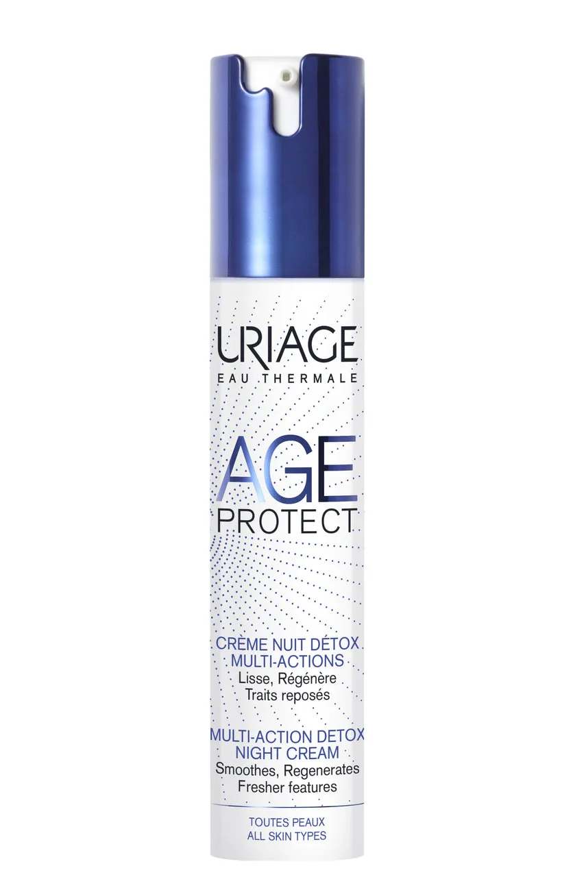 Uriage Age Protect, krem detoksykujący multi-action, na noc, 40 ml