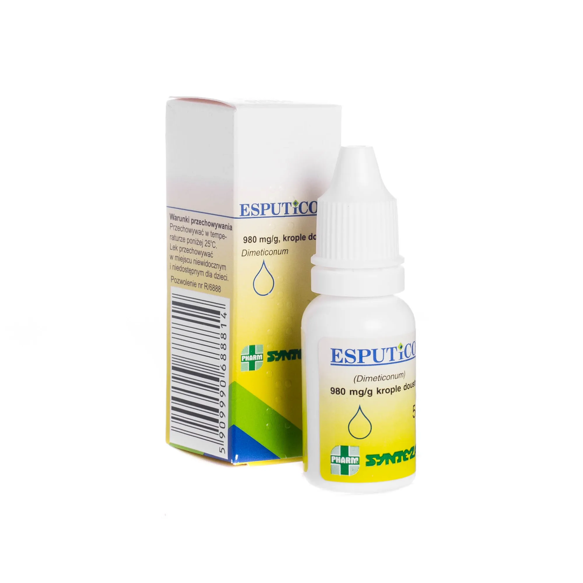 Esputicon, (980 mg / g), krople doustne, 5 g 
