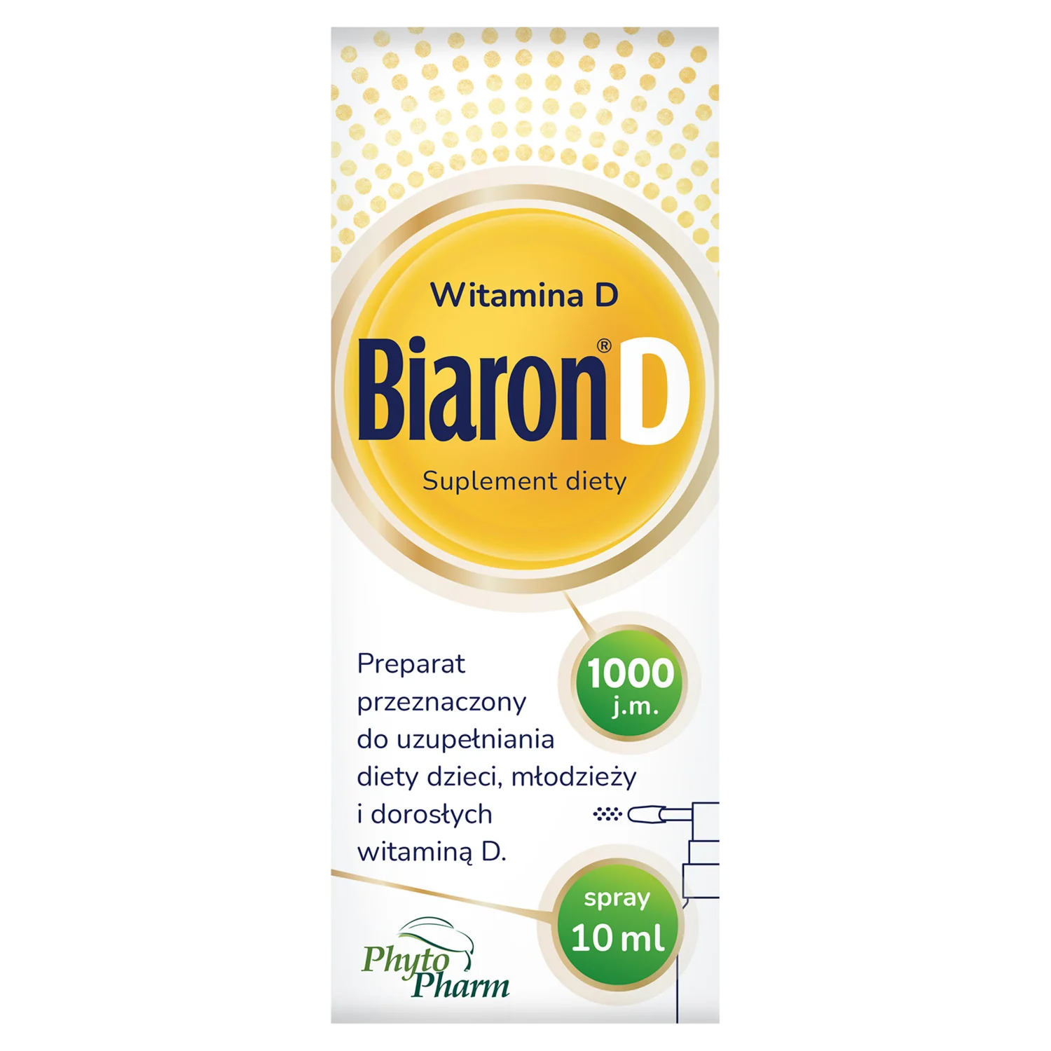 Biaron D spray 1000 j.m., 10ml