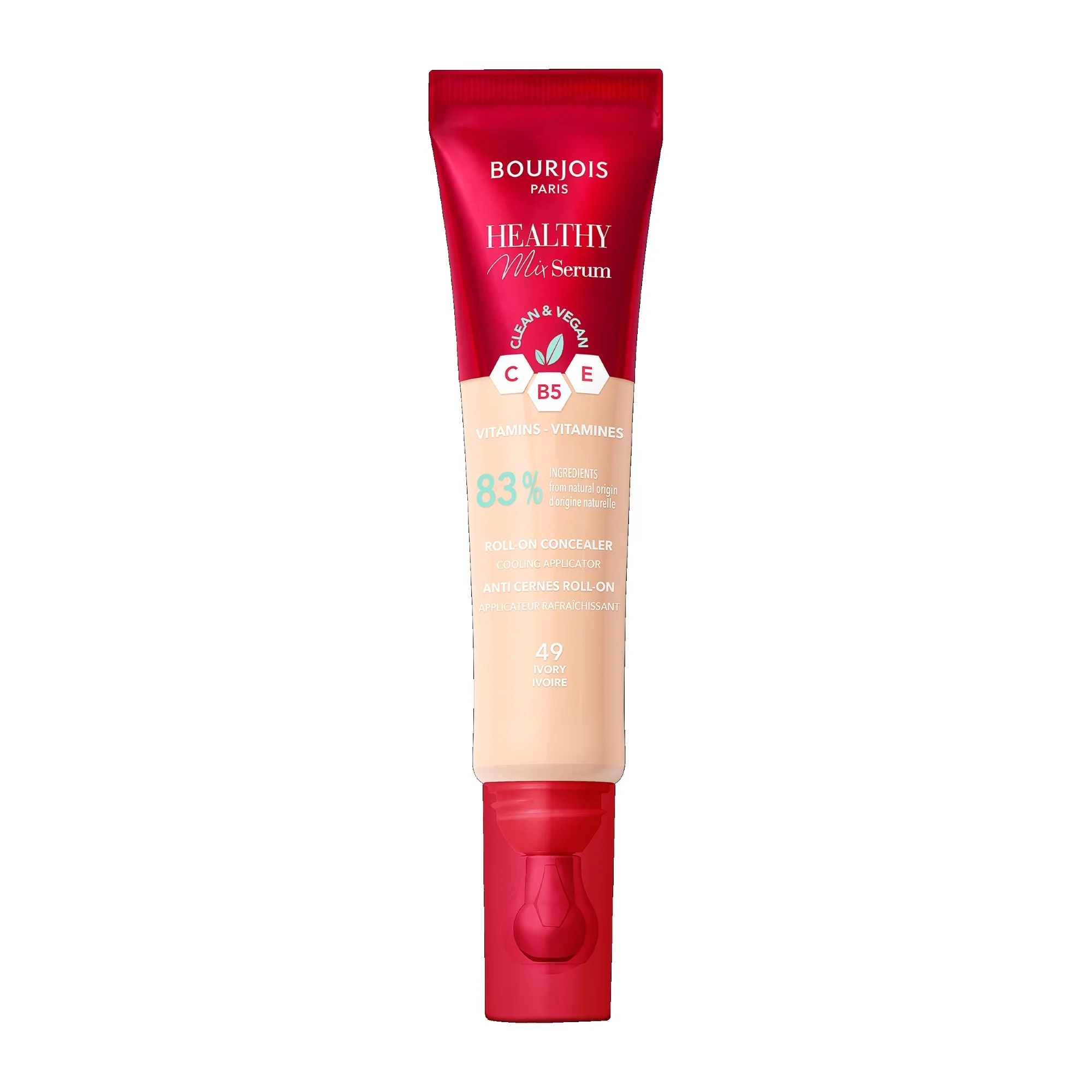 Bourjois Healthy Mix 2 w 1 kryjący korektor z serum pod oczy, 49 Ivory, 11 ml