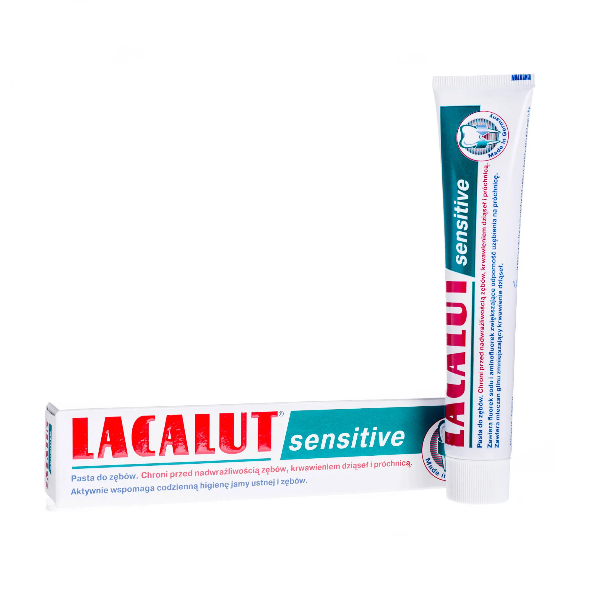 Lacalut sensitive, pasta do zębów, 75 ml 