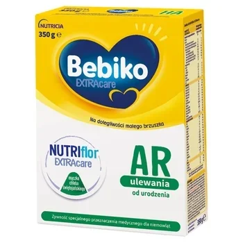 Bebiko AR przeciw ulewaniom. Nutriflor+ mleko od urodzenia, 350 g
