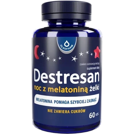 Destresan noc z melatoniną 60 żelków