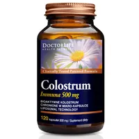 Doctor Life Colostrum Immuna, 500 mg, suplement diety, 120 kapsułek