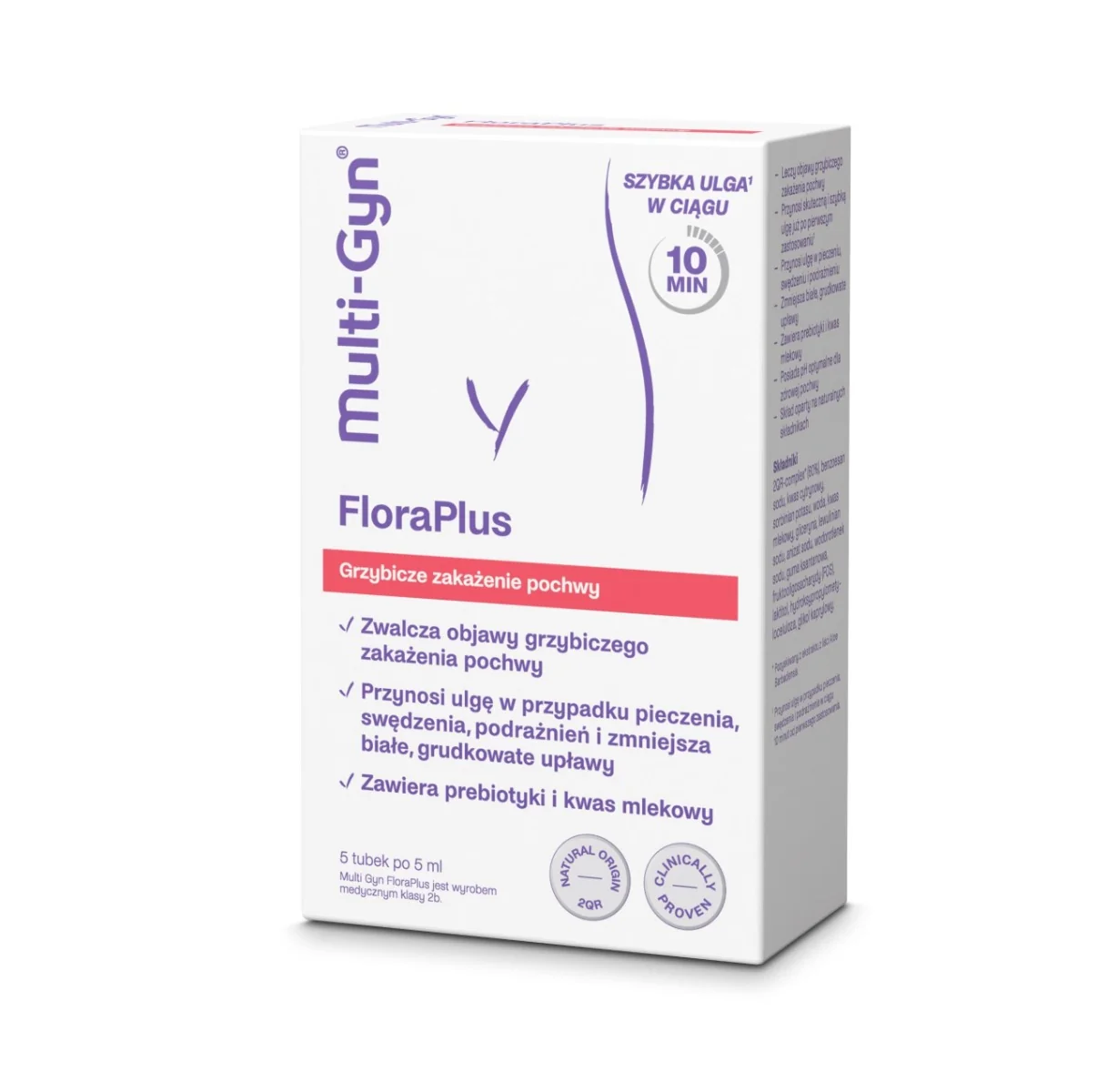 Multi-Gyn FloraPlus żel dopochwowy, 5x5ml