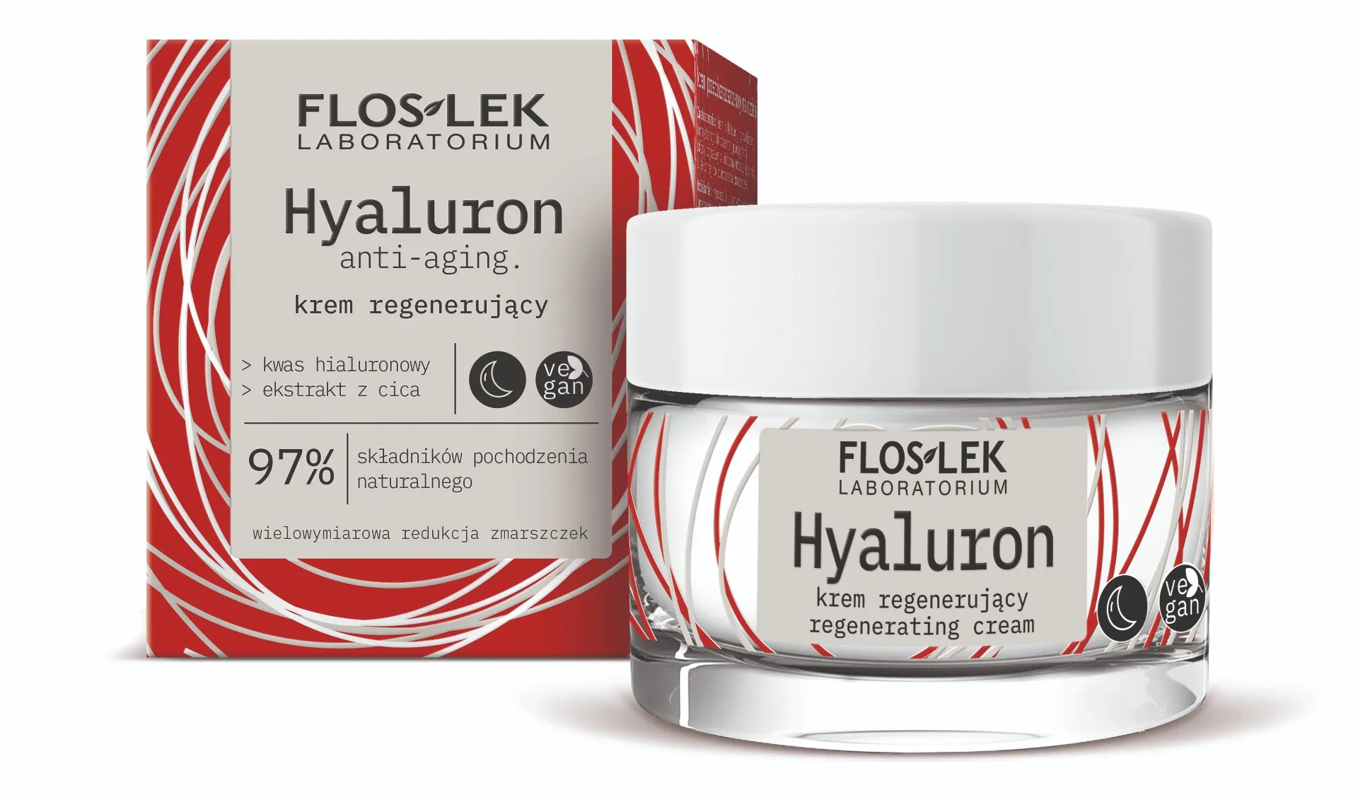 Flos-Lek Hyaluron, krem regenerujący na noc, 50 ml