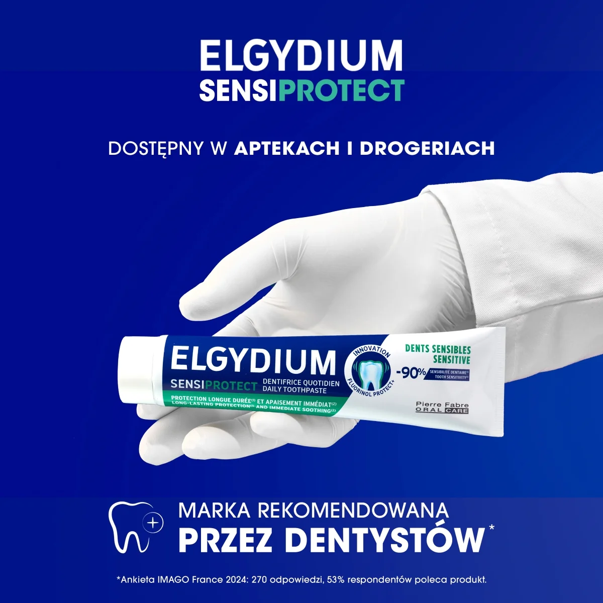Elgydium SensiProtect pasta do zębów wrażliwych, 75 ml