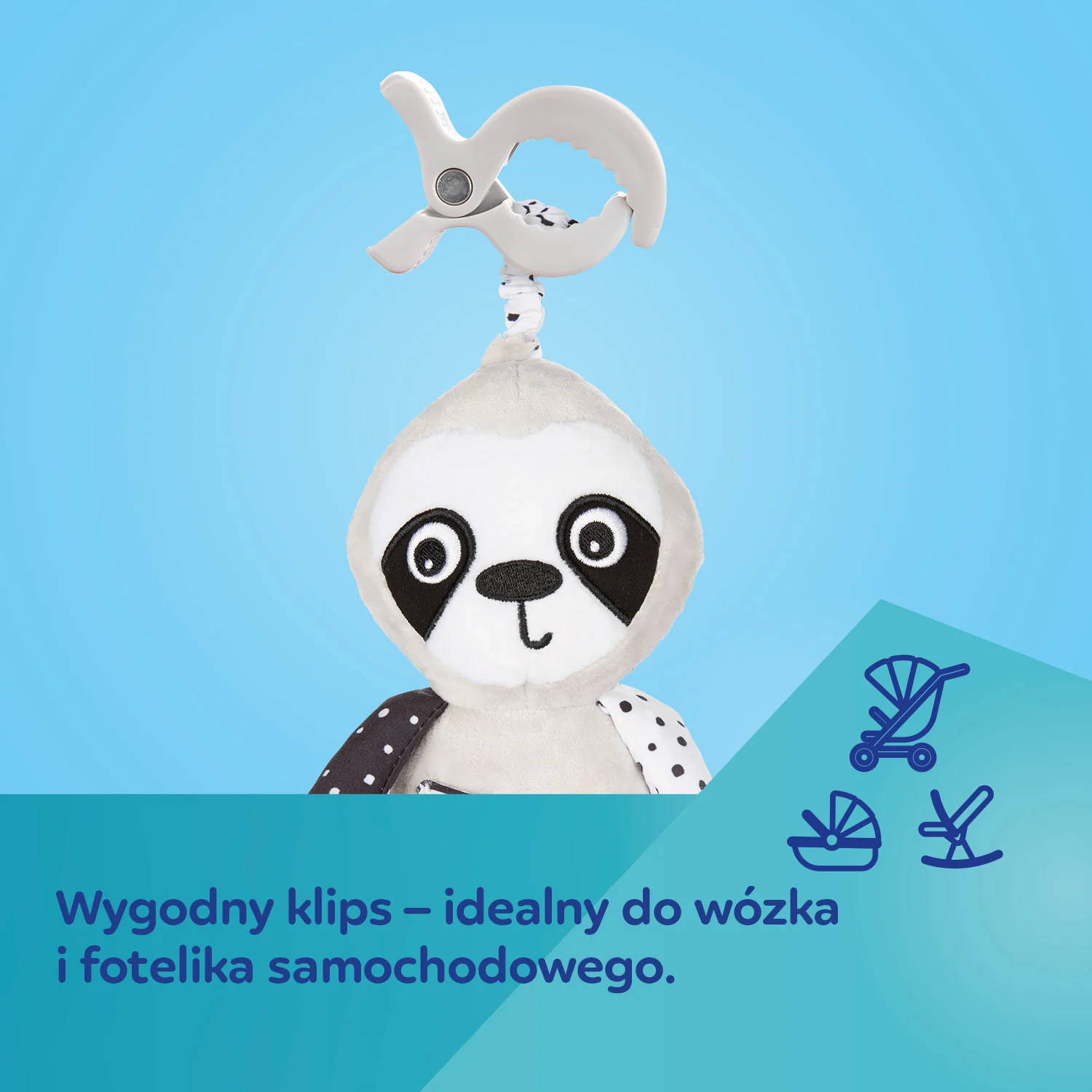 Canpol Babies BabiesBoo interaktywna sensoryczna zabawka LENIWIEC 1 sztuka