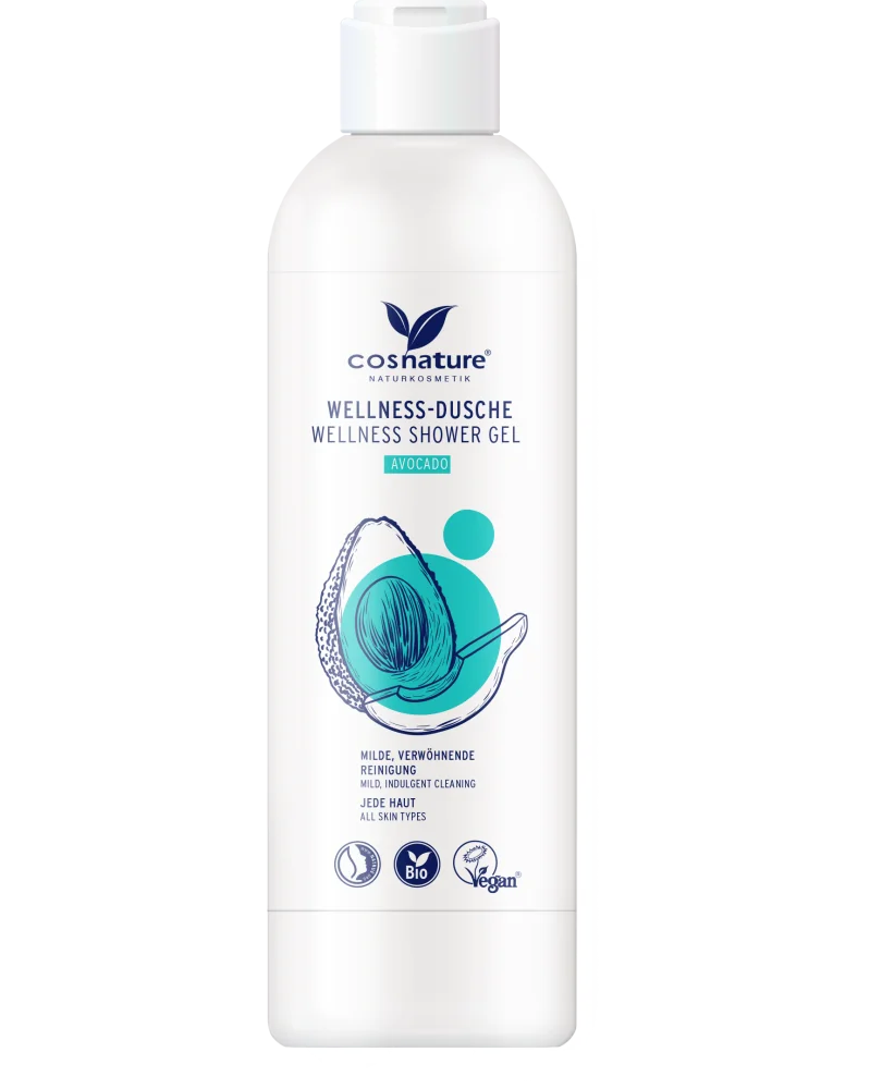 Cosnature® rewitalizujący żel pod prysznic z awokado, 250 ml