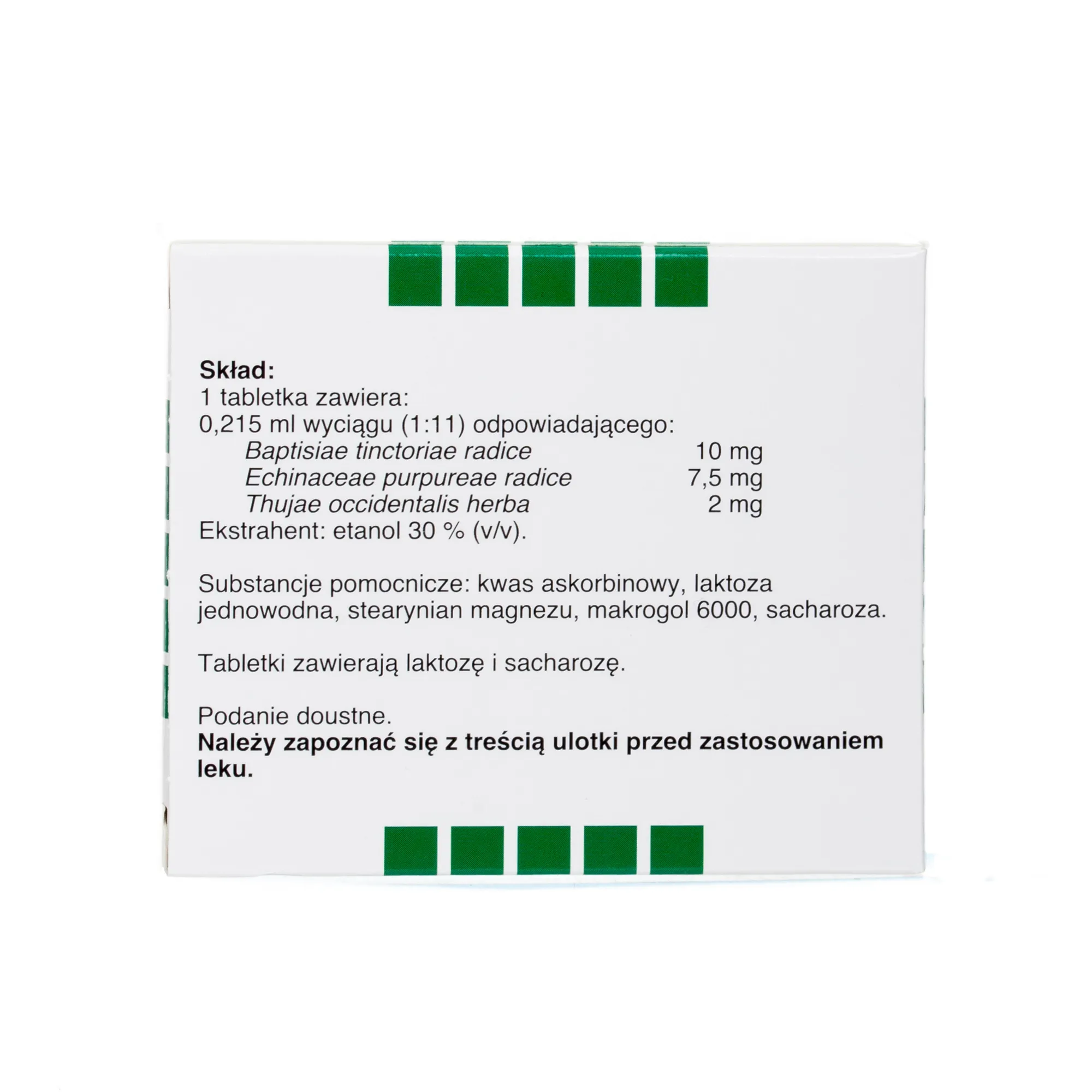 Esberitox N - preparat stosowany w leczeniu przeziębienia, 100 tabletek 