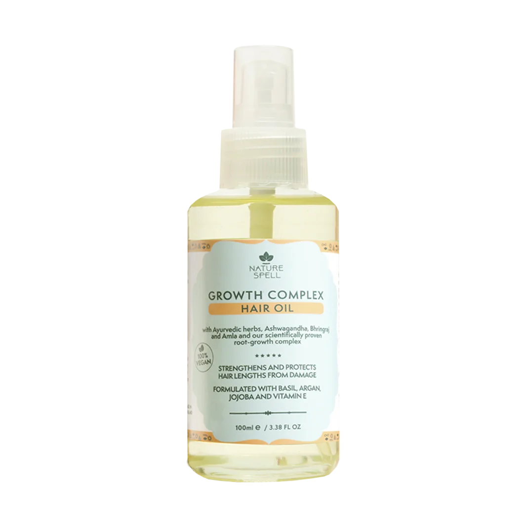 Nature Spell Growth Complex olejek przeciw wypadaniu włosów, 100 ml