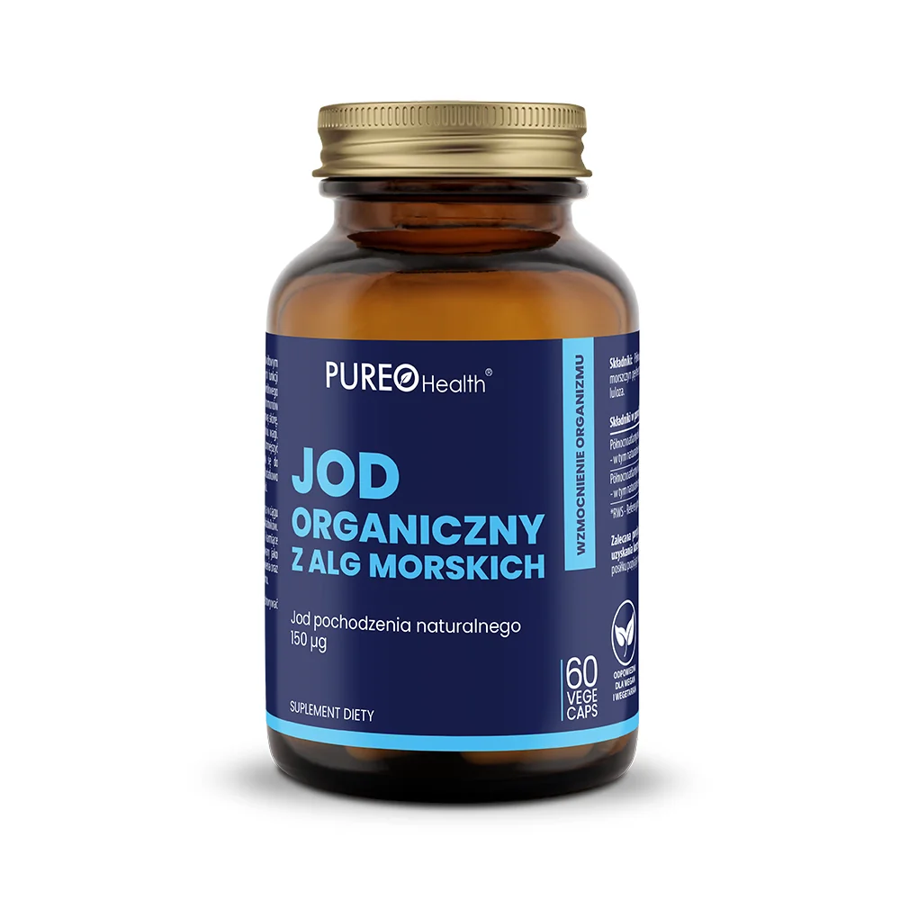 Pureo Health Jod organiczny z alg morskich, 60 kapsułek