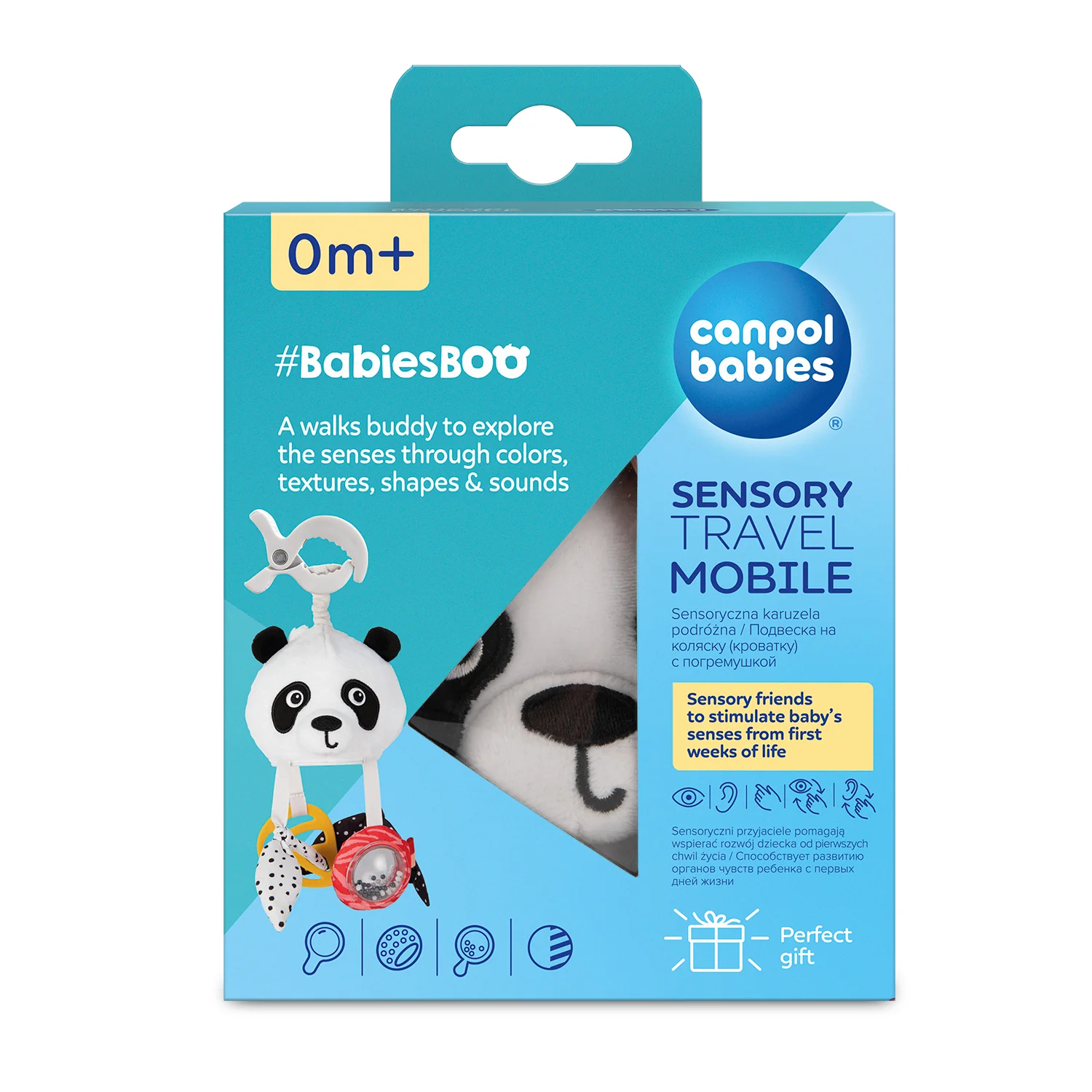 Canpol Babies BabiesBoo sensoryczna karuzela podróżna 1 sztuka