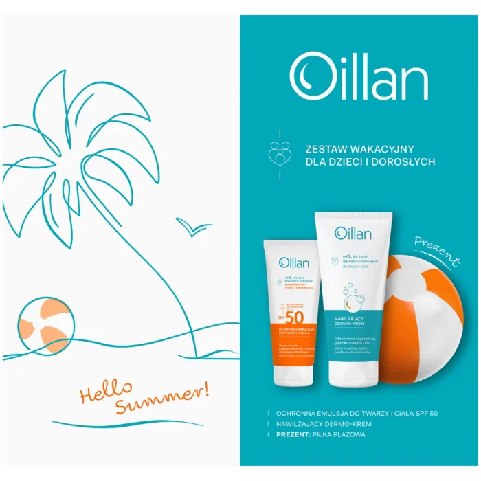 Zestaw Oillan Sun Emulsja + Dermo-krem 100ml + 200ml
