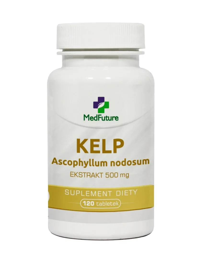 Kelp, suplement diety, 500 mg, 120 tabletek