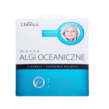 L'Biotica Maska Algi Oceaniczne, na tkaninie, 23 ml 