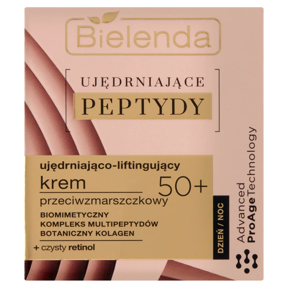 Bielenda Ujędrniające Peptydy ujędrniająco-liftingujący krem przeciwzmarszczkowy 50+, 50 ml