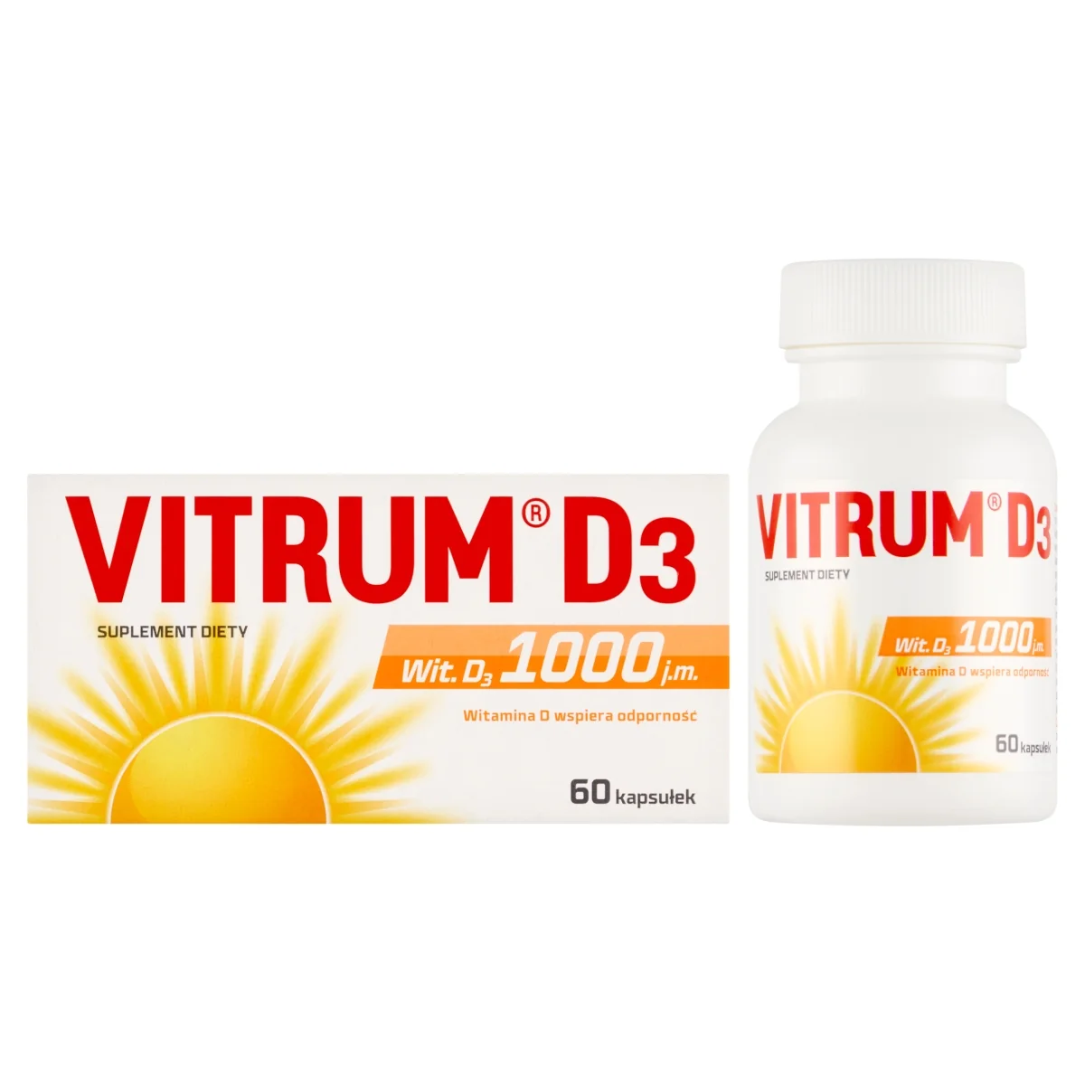 Vitrum® D3 1000 j.m. 60 kapsułek