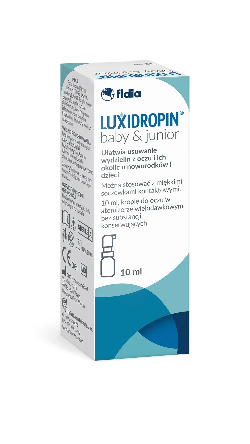 Luxidropin Baby & Junior krople do oczu, 10 ml