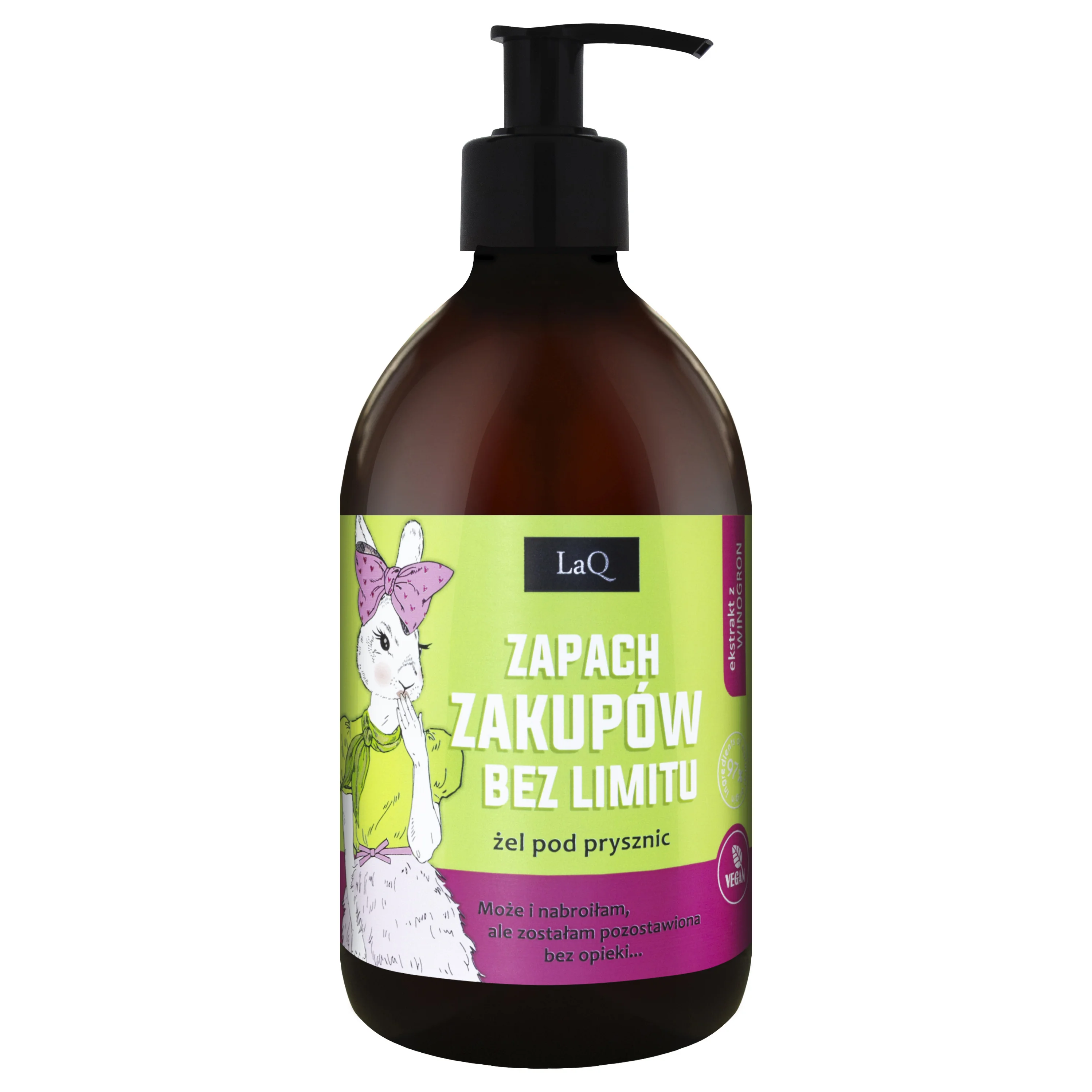 LaQ Zapach Zakupów Bez Limitu żel pod prysznic, 500 ml