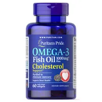 Olej Omega-3 plus Cholesterol Support, suplement diety, 1000 mg, 60 kapsułek