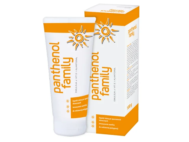 Panthenol Family emulsja na oparzenia z vit.E i alantoiną, 100 g