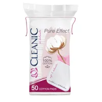 Cleanic Pure Effect, płatki kosmetyczne, 50 sztuk