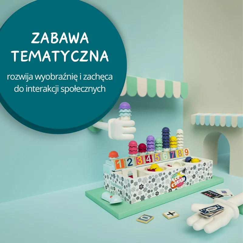 Top Bright Lodziarnia zabawka matematyczna 24 m+