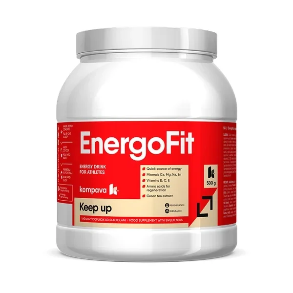 Kompava EnergoFit napój energetyczny pomarańcza, 500 g