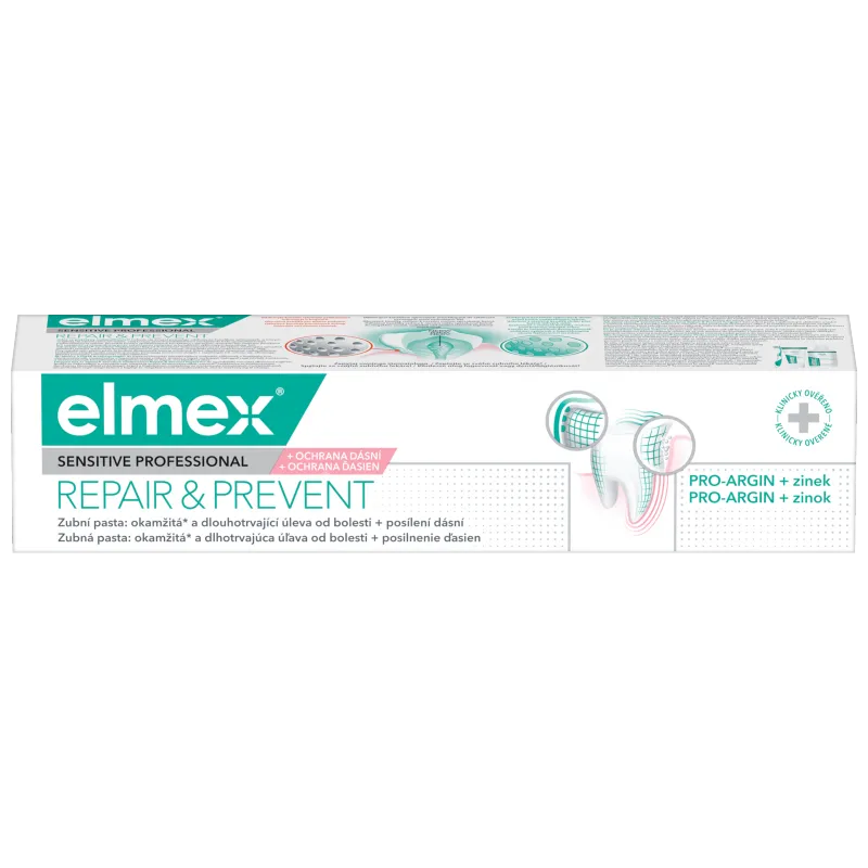 Elmex Sensitive Professional Repair & Prevent, pasta do zębów, 75 ml 