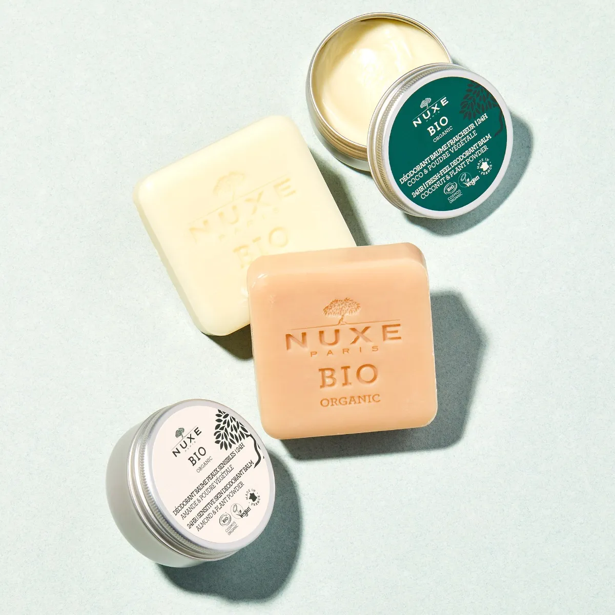 Nuxe Bio, orzeźwiające ultra-odżywcze mydło do twarzy i ciała, 100 g 