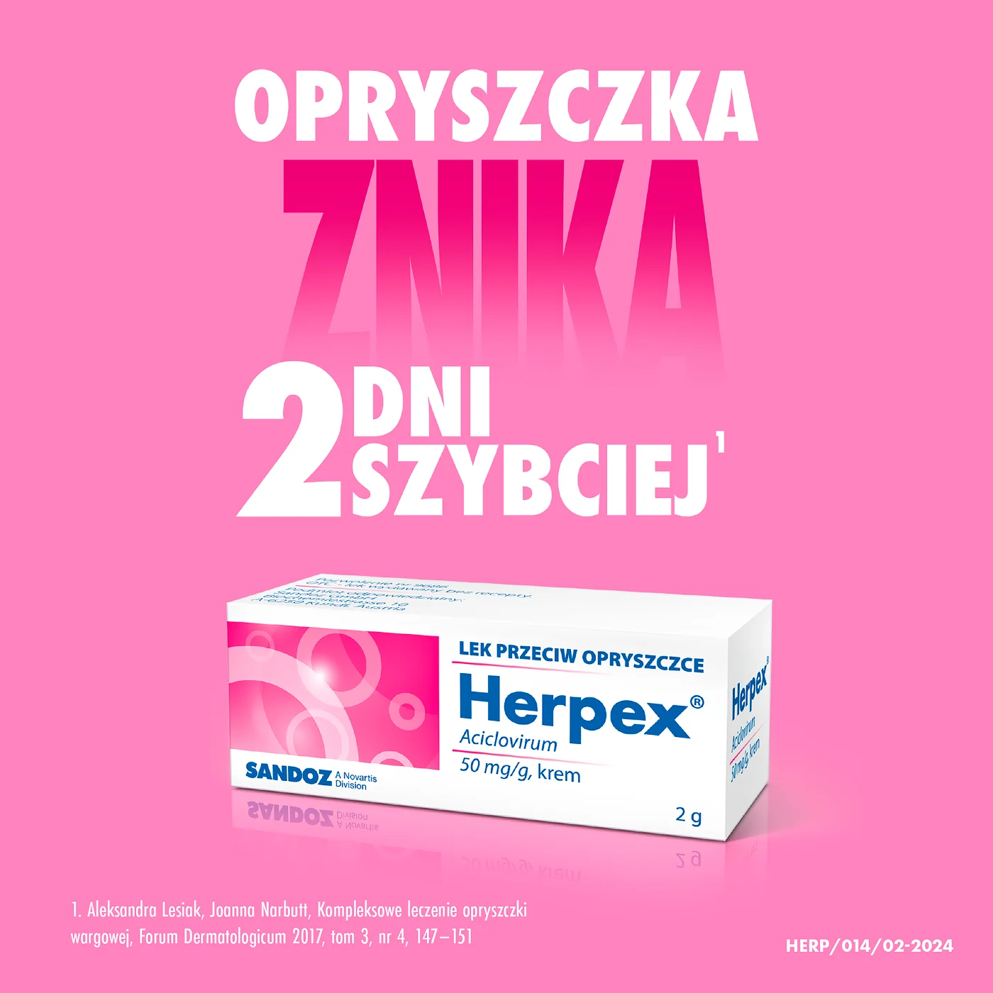 Herpex 50 mg/g 2 g