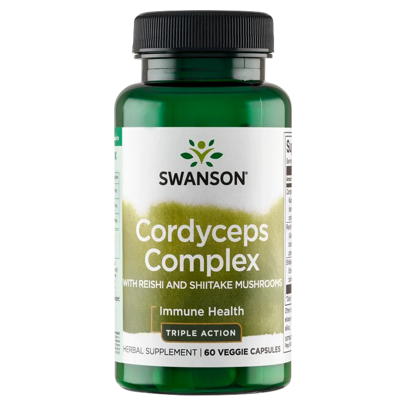 Swanson, Cordyceps Complex, suplement diety, 60 kapsułek