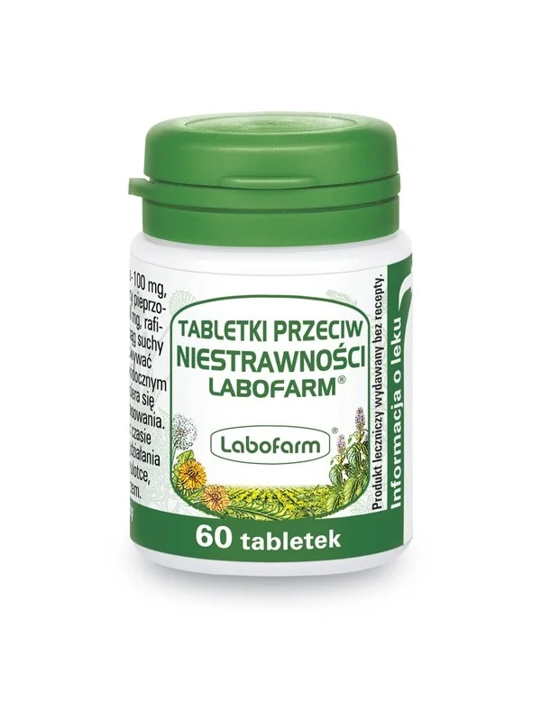 Labofarm Tabletki przeciw niestrawności 60 tabletek