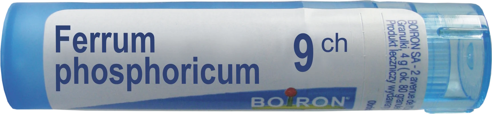 Boiron Ferrum Phosphoricum 9 CH granulki, 4 g