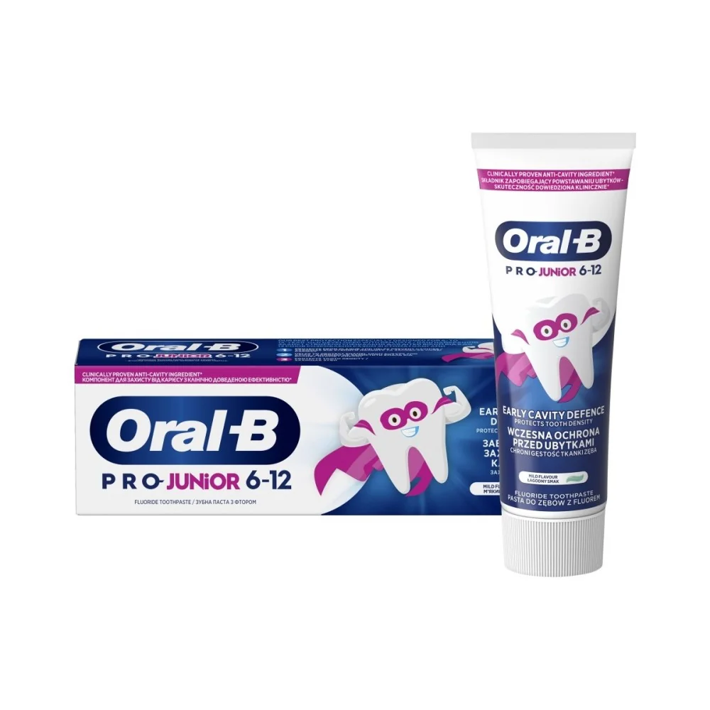 Oral-B Pro Junior pasta do zębów 6-12 lat, 75 ml