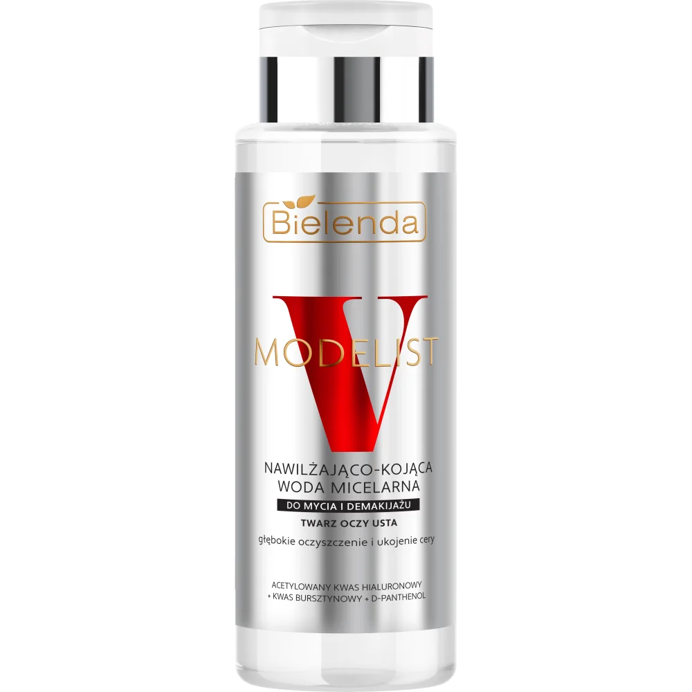 Bielenda V-Modelist nawilżająco-kojąca woda micelarna do mycia i demakijażu, 400 ml