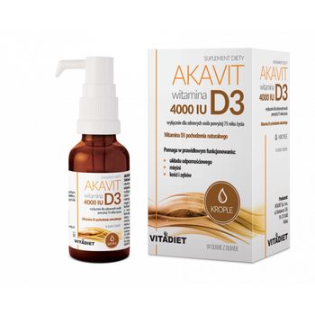 Akavit witamina D3 4000 IU, suplement diety, 29,4 ml 