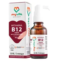 MyVita, Witamina B12 Forte 100mcg, suplement diety, krople, 30ml
