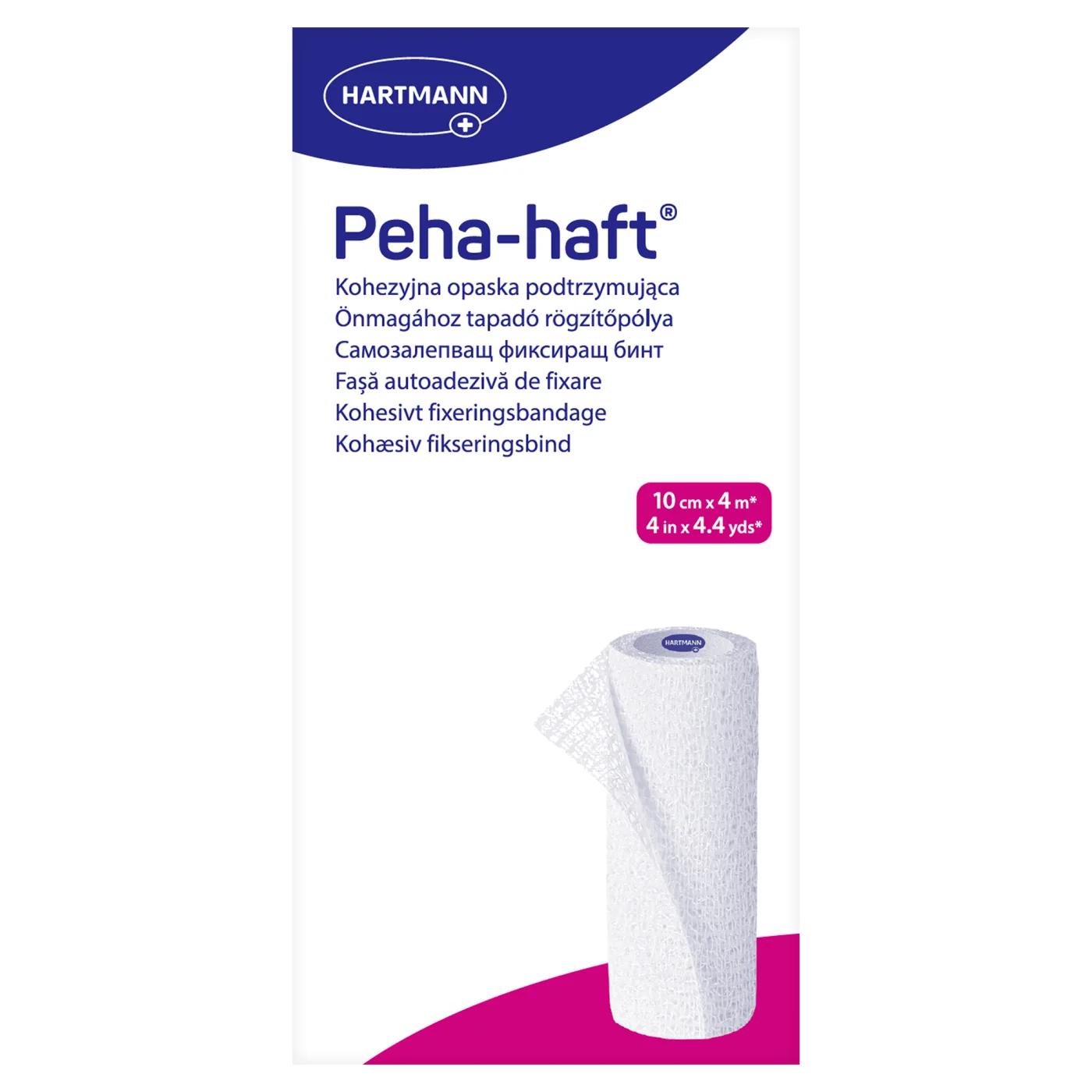 Peha-Haft opaska podtrzymująca elastyczna, 10 cm x 4 m, 1 szt.