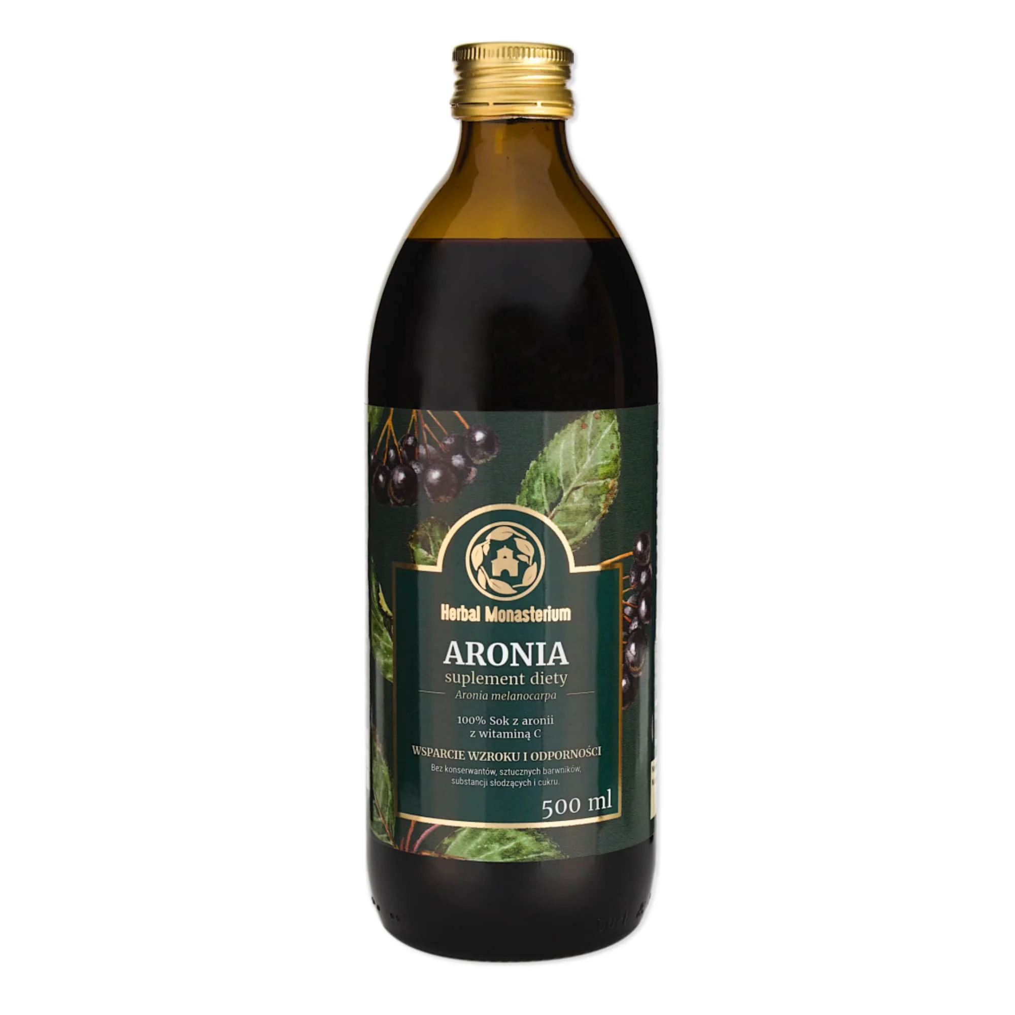 Herbal Monasterium sok z aronii, 500 ml