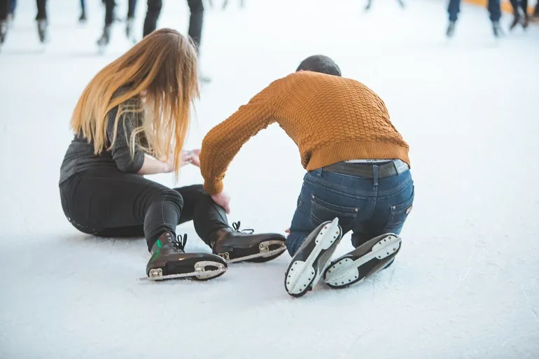 accidentes de patinaje sobre hielo